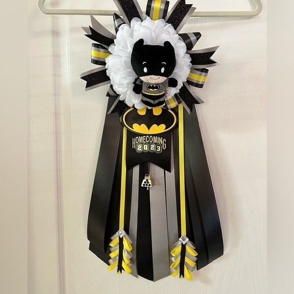HOMECOMING Mum Corsage Sash custom theme anime Mum Graduation Leis all colors - Picture 10 of 17